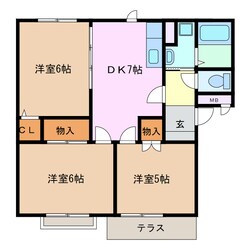 南が丘駅 徒歩33分 1階の物件間取画像